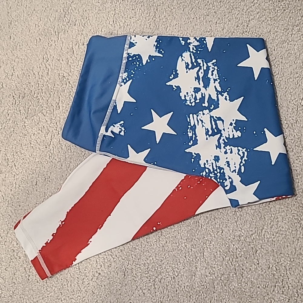 CVG American flag capris